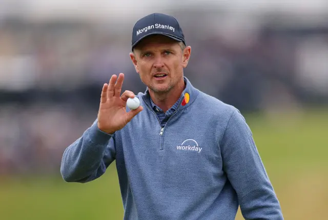 Justin Rose at The Open, Portrush
