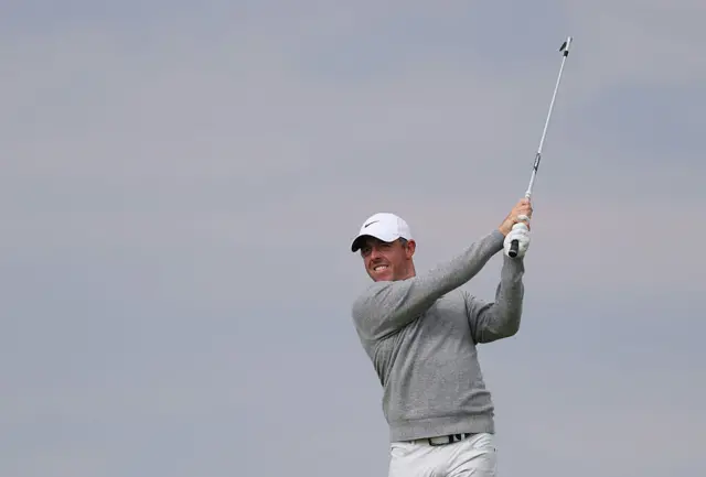 Rory McIlroy on Day One of The Open at Portrush