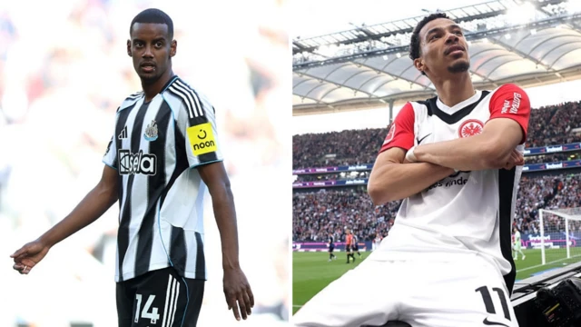 Alexander Isak and Hugo Ekitike
