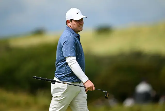 Bob MacIntyre on day two of The Open, Portrush