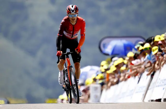 Geraint Thomas during stage 13 of the 2025 Tour de France