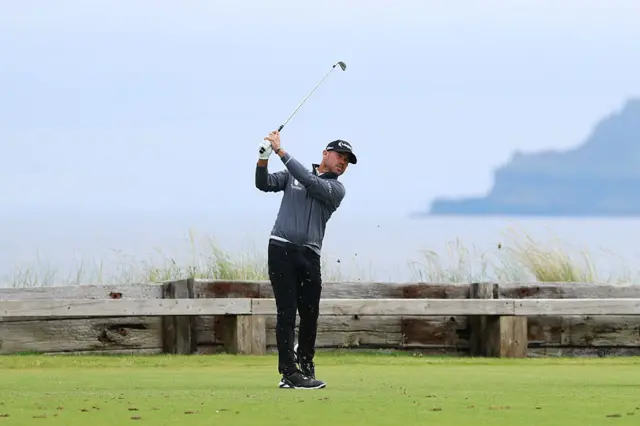 Brian Harman on day two of The Open at Portrush