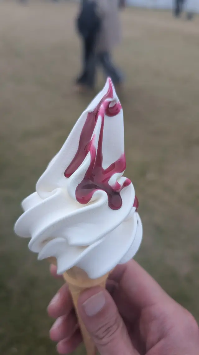 An ice cream at Royal Portrush