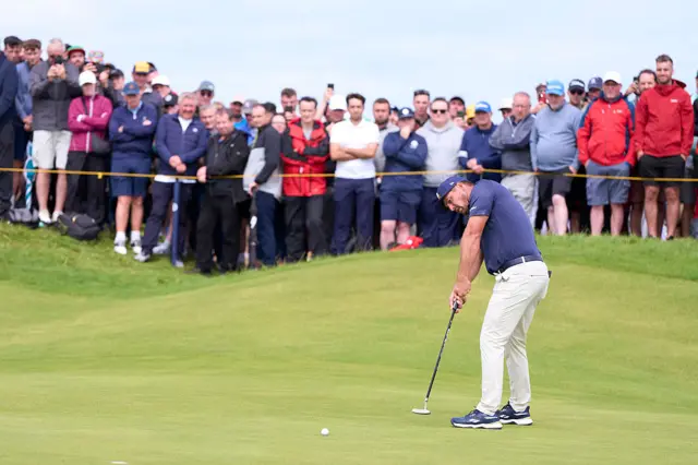 Bryson DeChambeau on day two of The Open at Portrush