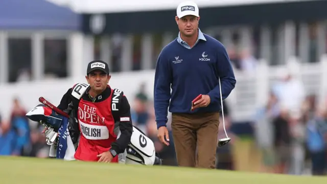 Harris English at the Open
