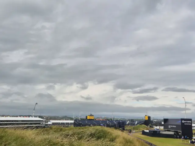 The 18th Grandstand at Royal Portrush
