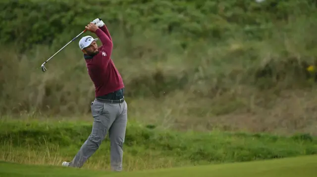 Jon Rahm at the 153rd Open Championship at Royal Portrush