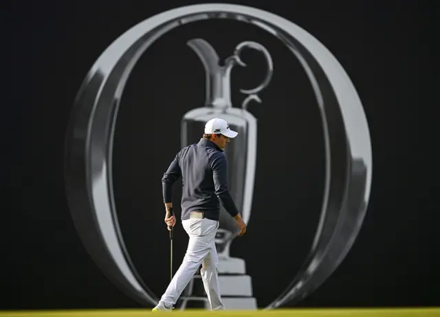 Matt Fitzpatrick on day two of The Open, at Portrush