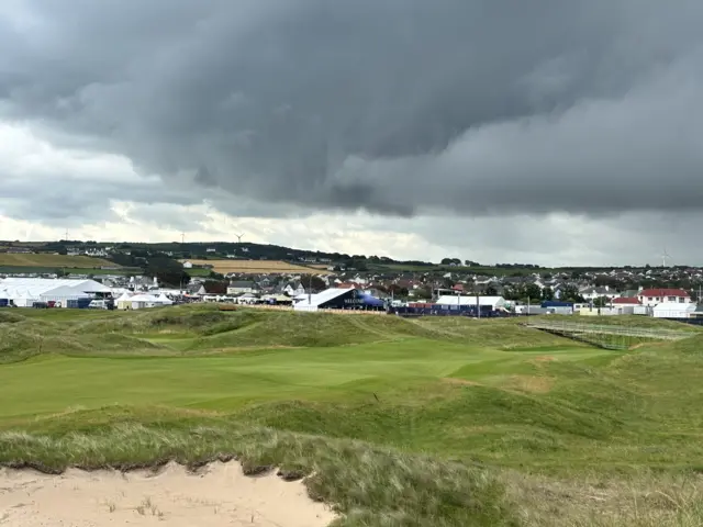 Clouds gather at Royal Portrush