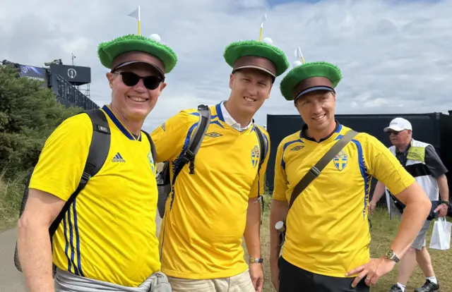 Fans dressed up for the occasion.