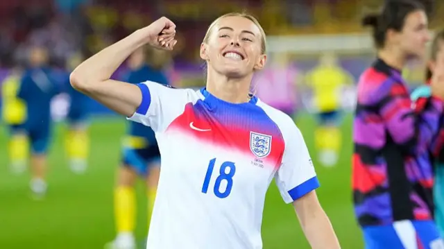 Chole Kelly after the win over Sweden