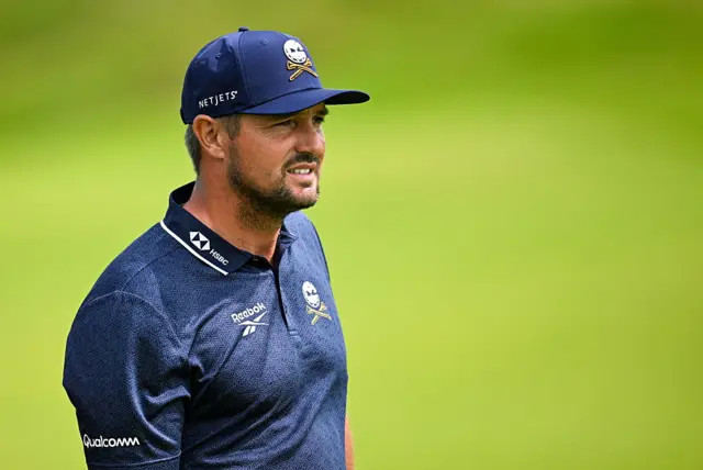 Bryson DeChambeau on day two of The Open, at Portrush