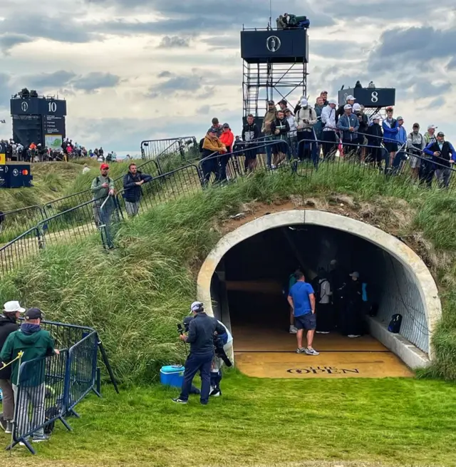 Tunnel at Royal Portrush