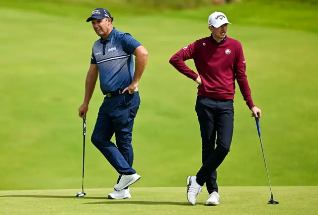 Padraig Harrington and Tom McKibbin