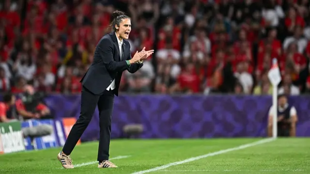 Spain's head coach Montse Tome