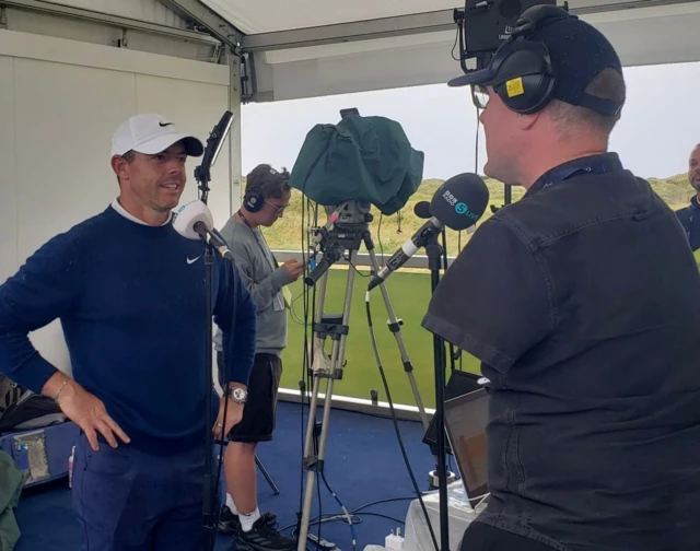Andy Stevenson interviews Rory McIlroy