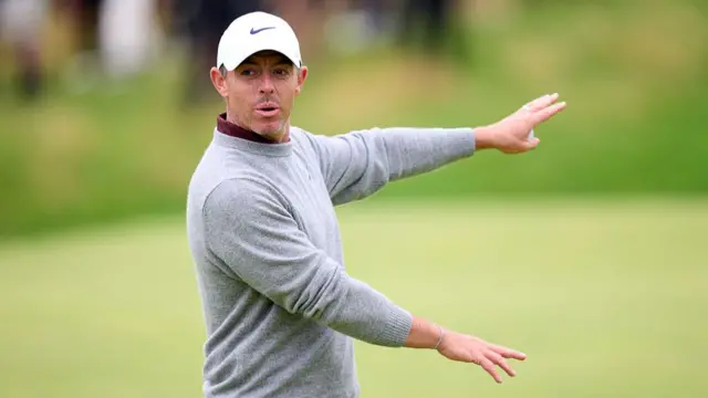 Rory McIlroy at the Open Championship