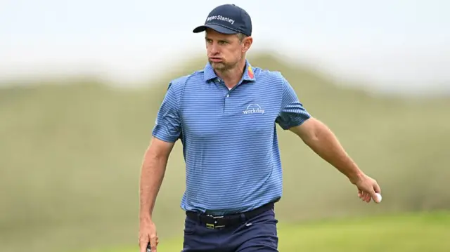Justin Rose at the Open Championship