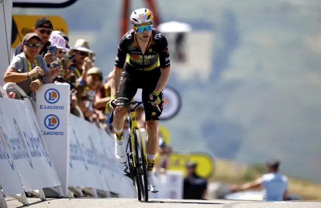Wout van Aert during stage 13 of the 2025 Tour de France