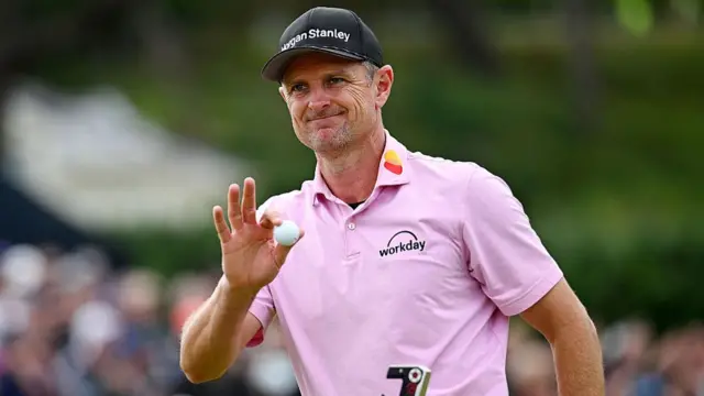 Justin Rose at the 2025 Open Championship