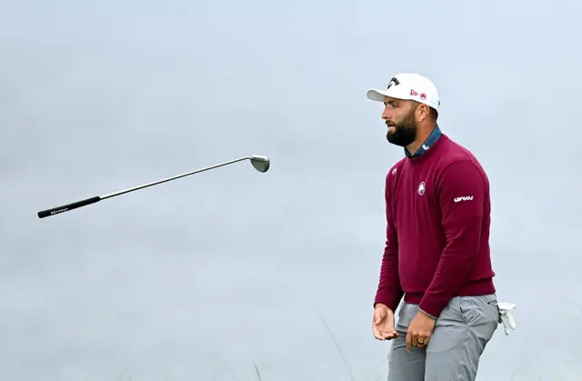 Jon Rahm on day two of The Open