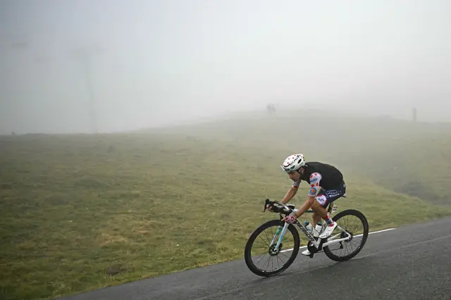 Lenny Martinez in action at Tour de France