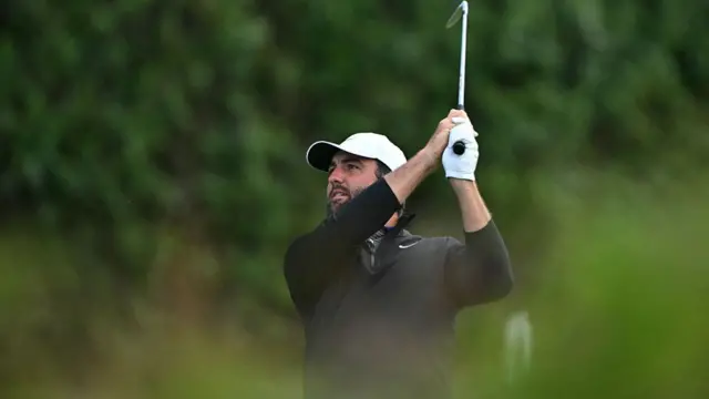 Scottie Scheffler at the 2025 Open