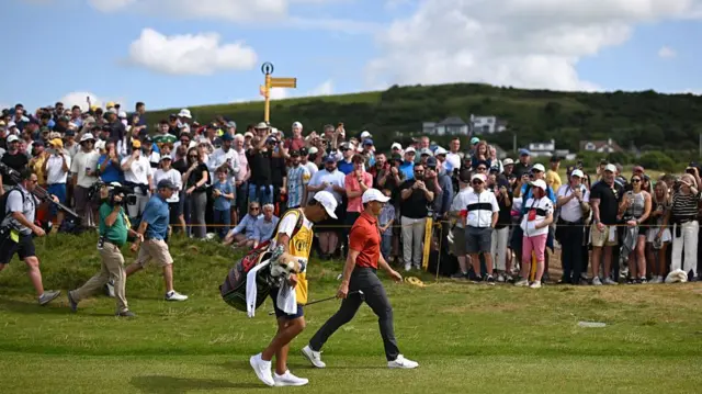 Rory McIlroy at the Open Championship