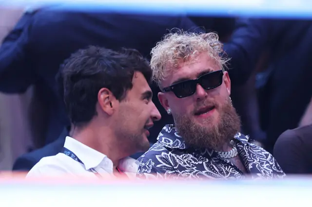 Jake Paul at ringside