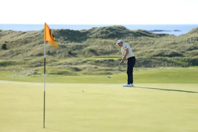 Matt Fitzpatrick on day three of The Open at Portrush
