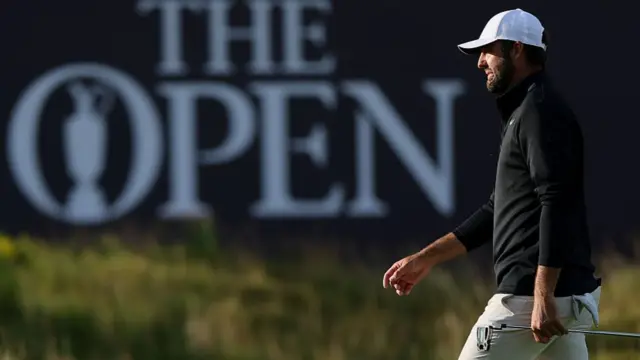 Scottie Scheffler at The Open 2025