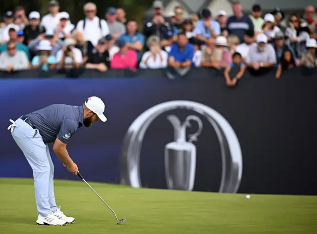 Tyrrell Hatton on day three of The Open, Portrush