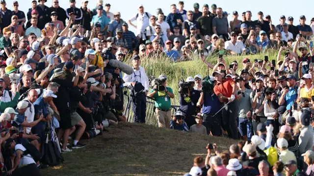 Rory McIlroy at the Open Championship