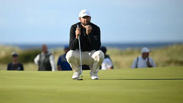 Scottie Scheffler at The Open 2025