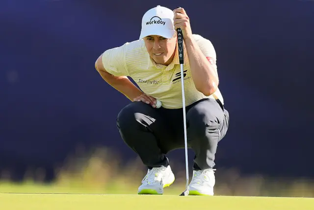 Matt Fitzpatrick on day three of The Open, Portrush