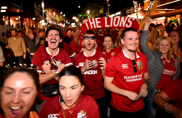 Lions fans