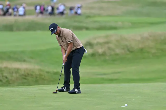 Xander Schauffele on day three of The Open, Portrush
