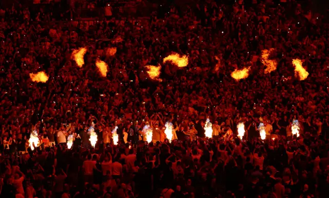 Fireworks at Wembley