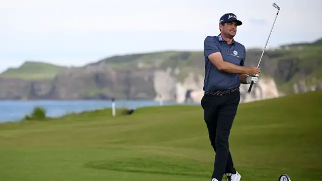 Keegan Bradley at The Open 2025