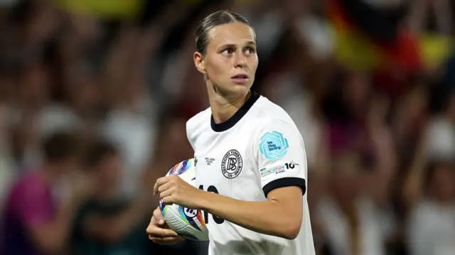 Klara Buehl of Germany looks on