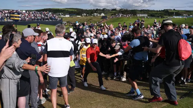 Rory McIlroy at the Open Championship