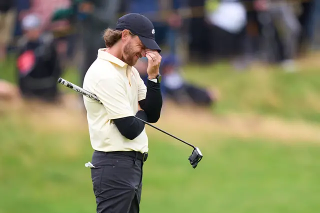 Tommy Fleetwood dejected