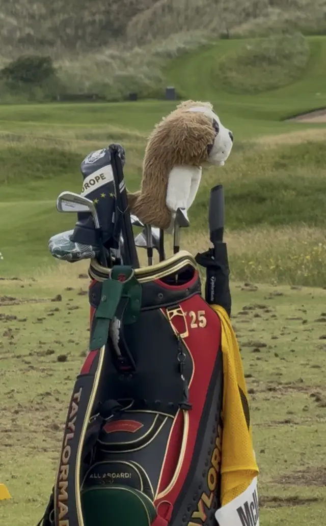 Rory McIlroy's golf bag