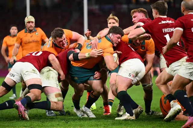 Carlo Tizzano of the Wallabies