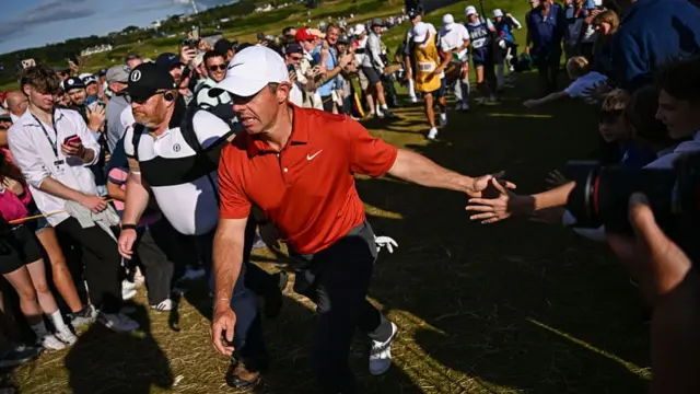 Rory McIlroy at The Open 2025