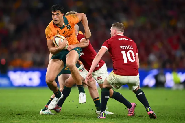 Joseph-Aukuso Suaalii of the Wallabies
