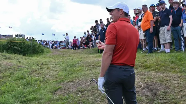 Rory McIlroy at the Open Championship