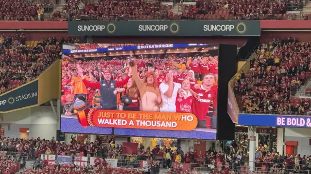 Lions fans in full voice