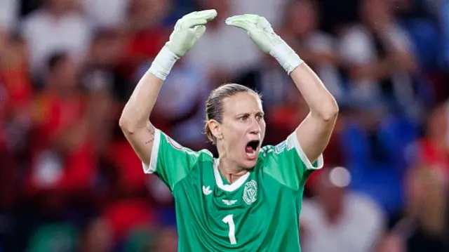Goalkeeper Ann-Katrin Berger of Germany