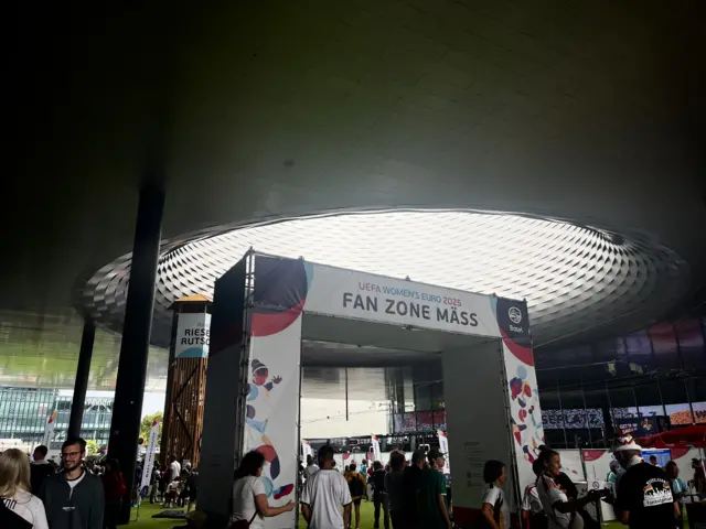 Fan zone in Basel